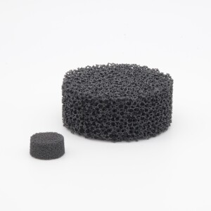 Made to Order Duocel® Ceramic (SiC) Foam Cylinder