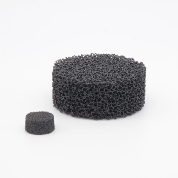 Made to Order Duocel® Ceramic (SiC) Foam Cylinder